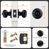 Bedroom Interior Keyless Privacy Door Knob