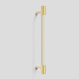 Colorful Brass Leather Cabinet Dresser Drawer Pulls