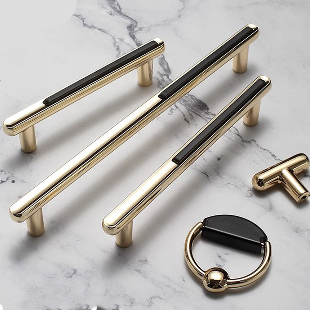 Modern Two-Tone Cabinet Handles Wardrobe Pulls