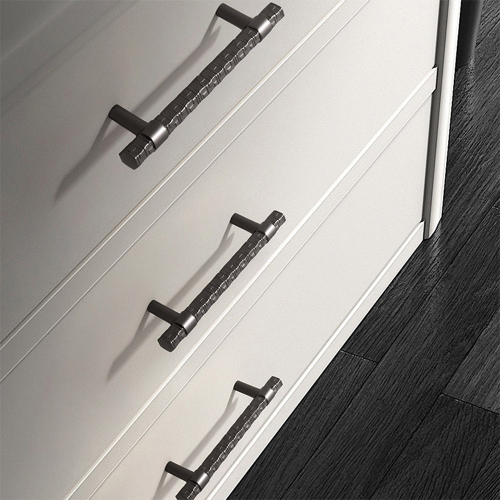 Creative T Bar Solid Zinc Alloy Cabinet Drawer Handles