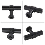Black Cabinet Handles Kitchen Euro Style Cabinets Handles and Knobs