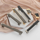 Zinc Alloy Modern Cabinet Handles Drawer Pulls for Kitchen