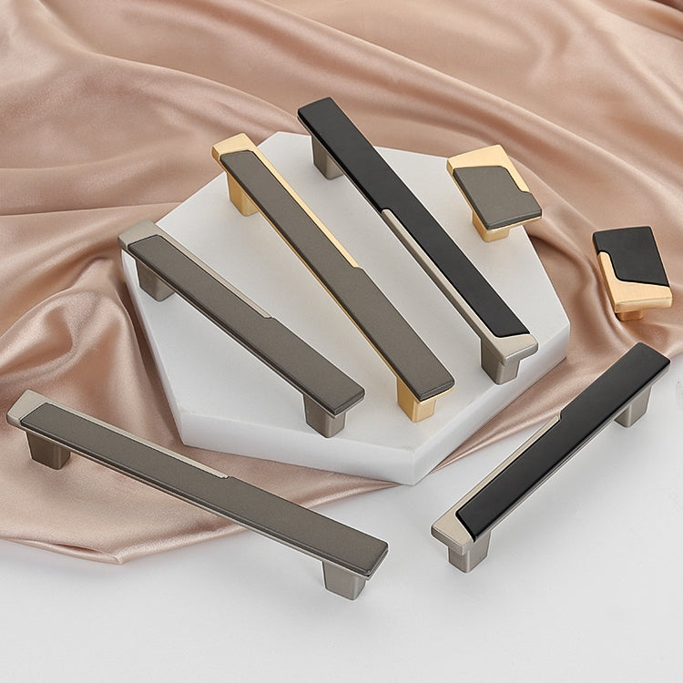 Zinc Alloy Modern Cabinet Handles Drawer Pulls for Kitchen
