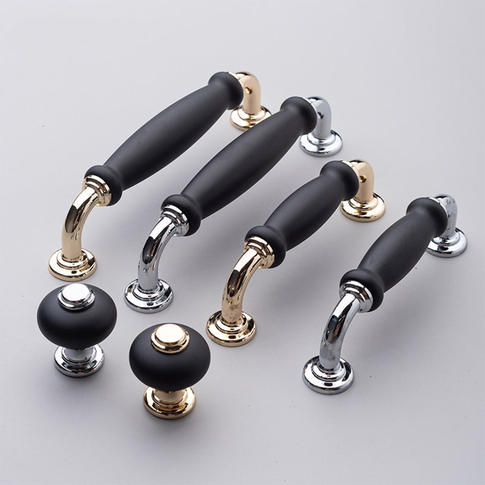 European Solid Zinc Alloy Kitchen Cabinet Handles