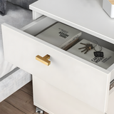 Gold Square Brushed Brass Kitchen Handles