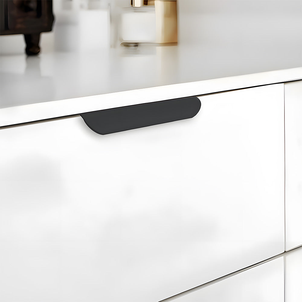 Multicolored Simple Invisible Finger Cabinet Drawer Handle