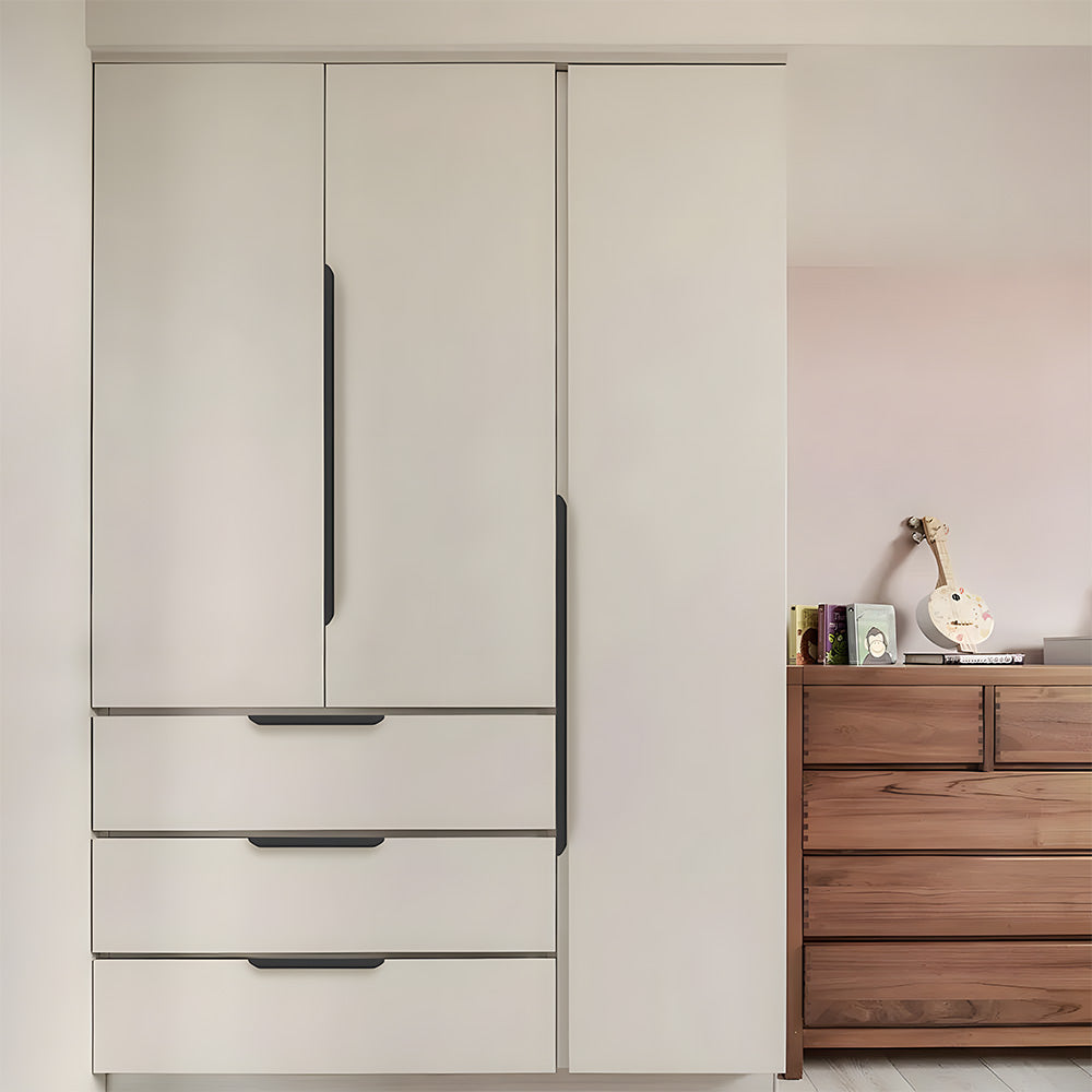 Long Multicolored Simple Invisible Finger Cabinet Drawer Handle