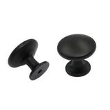 Black Round Cabinet Knobs for Kitchen