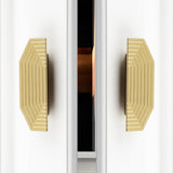 Unique Modern Semi-Circular Gold Kitchen Cabinet Door Handle