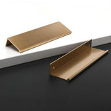 Aluminum Alloy Kitchen Cabinet Drawer Edge Pull