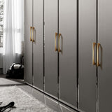 Modern Gold Brass Cabinet and Drawer Handles