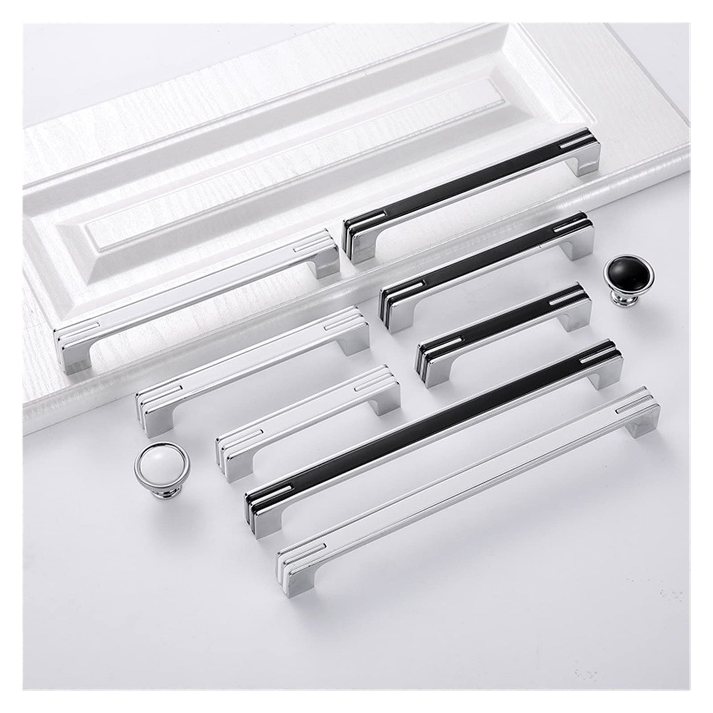 Modern Unique Chrome Kitchen Cabinet Handles