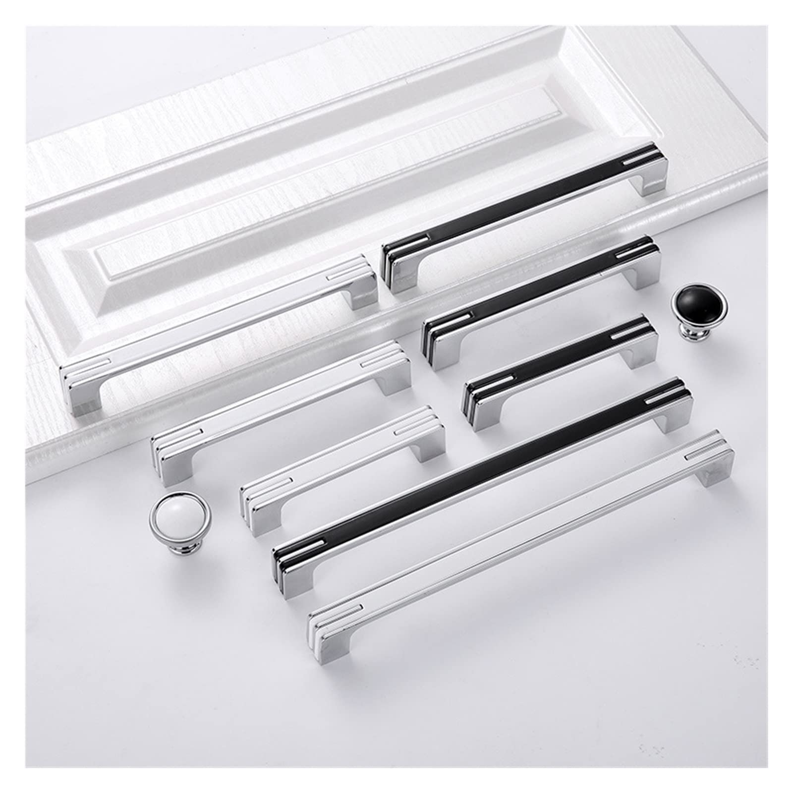 Modern Unique Chrome Kitchen Cabinet Handles