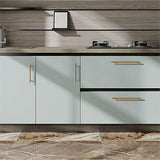 Brushed Gold Euro Style Cabinet Handles