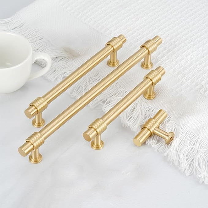 Solid Brass Round Cupboard Pulls and Knobs