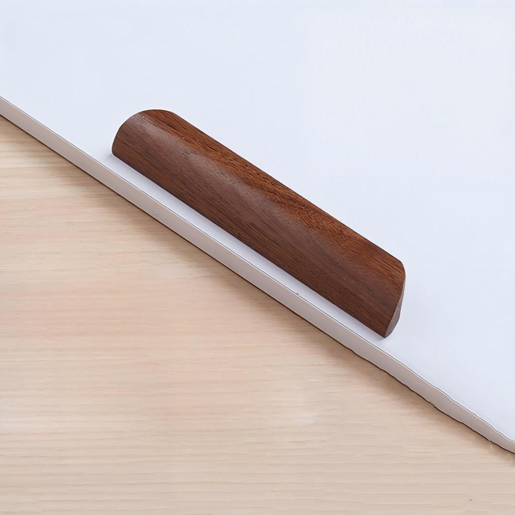 Minimalist Walnut Wood Cabinet Pulls