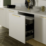 Square Brushed Gold Cabinet Pulls  For Kitchen
