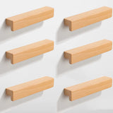Natural Wood Lucky 7 Cabinet Handles