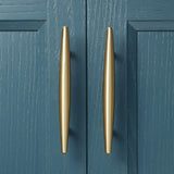 Modern Solid Brass Kitchen Cabinet Knobs and Handles