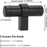 Matte Black Cabinet Handles  for Kitchen and Bathroom