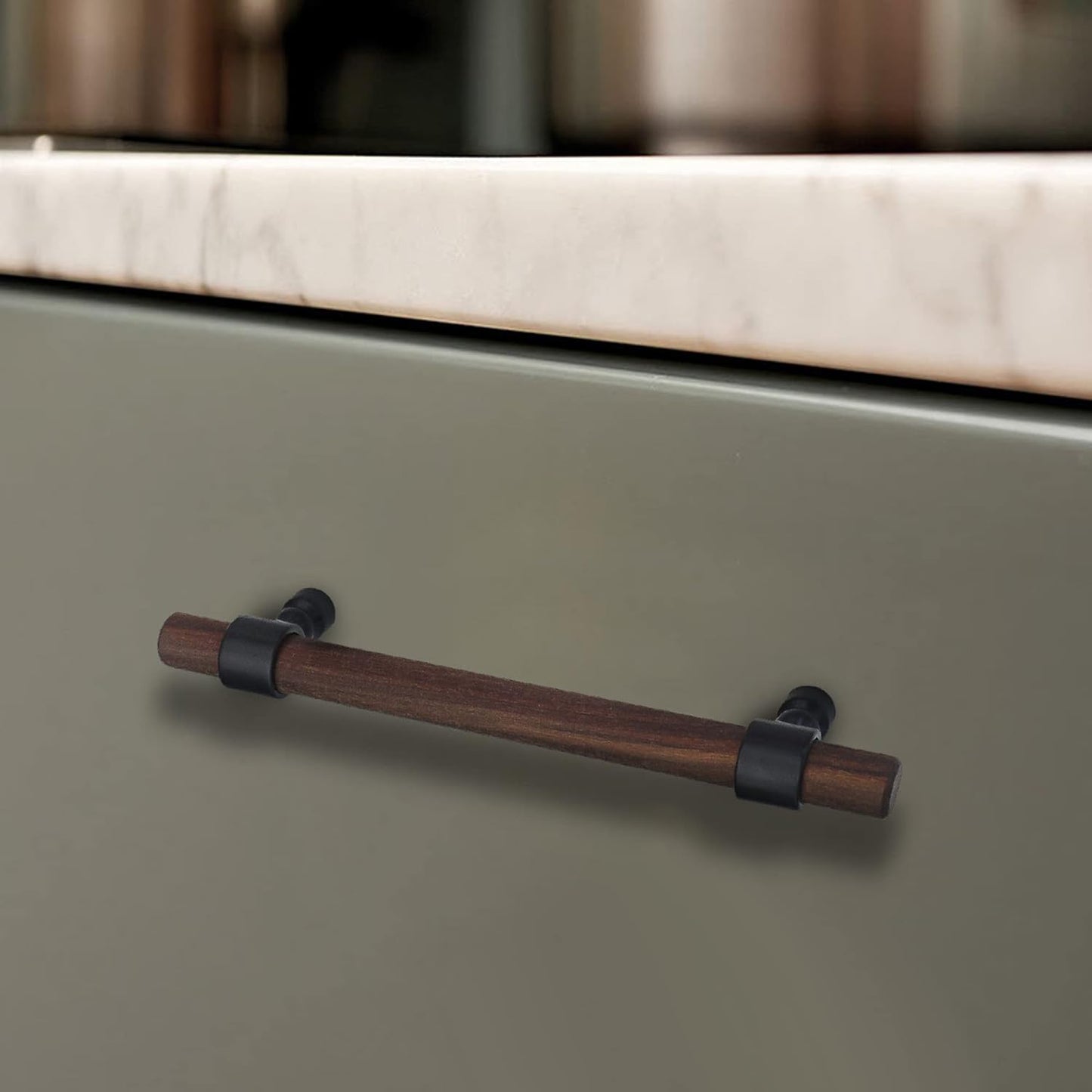 Solid Wood Walnut Furniture Handles