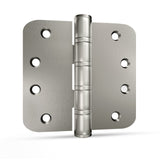 304 Stainless Steel Satin Nickel 4in x 4in with 5/8'' Radius Corners Door Hinges for Exterior Doors