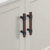 Solid Wood Walnut Furniture Handles