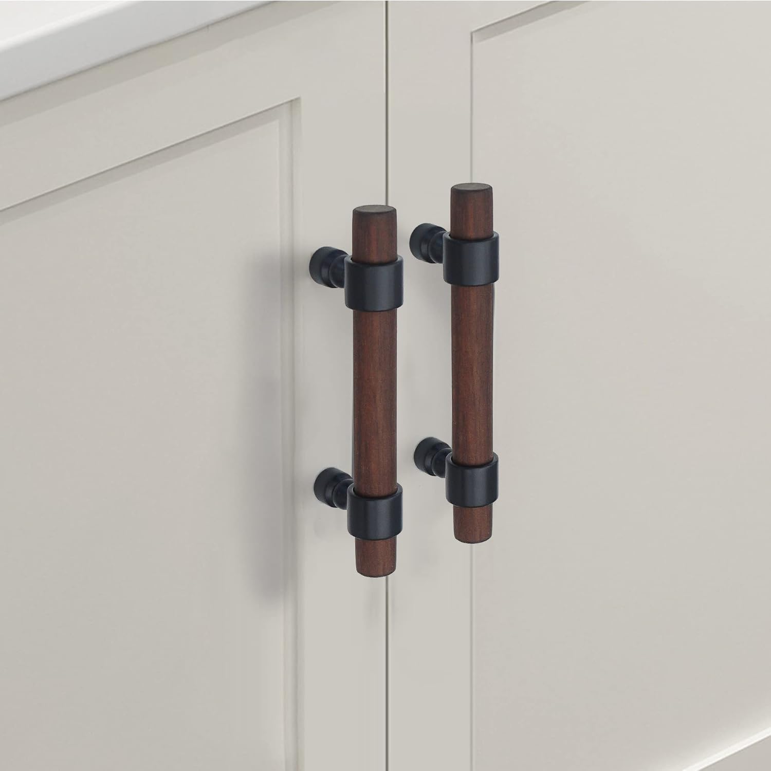 Solid Wood Walnut Furniture Handles