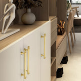 Soild Gold Brass Drawer Pulls Cupboard Cabinet Knobs