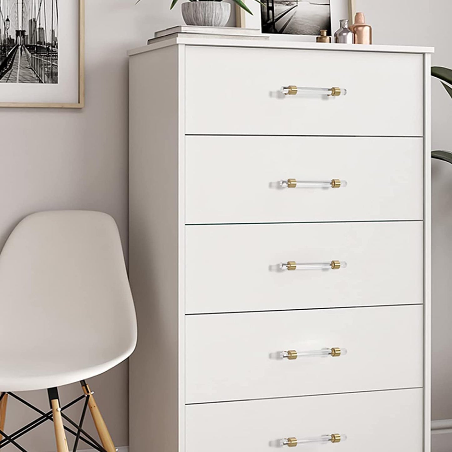 Clear Acrylic Crystal Drawer Knob Dresser Handles