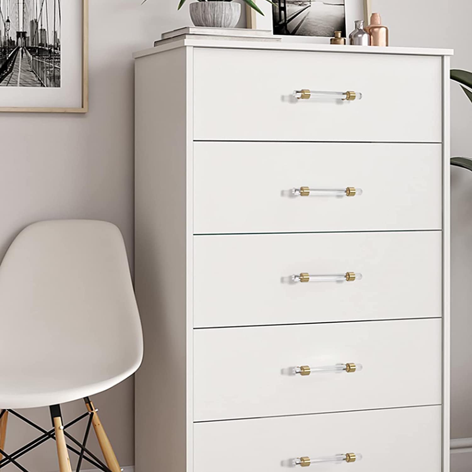 Clear Acrylic Crystal Drawer Knob Dresser Handles