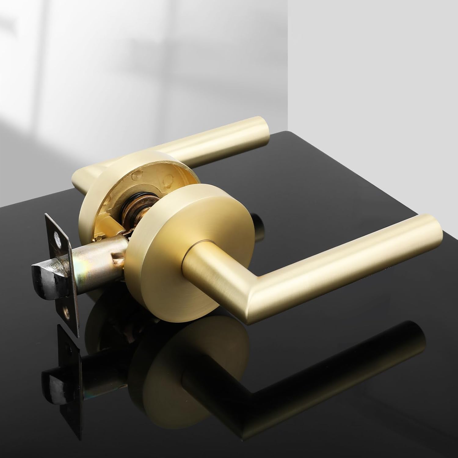 Zinc Alloy Closet Door Lever Handles for Hallway Doors
