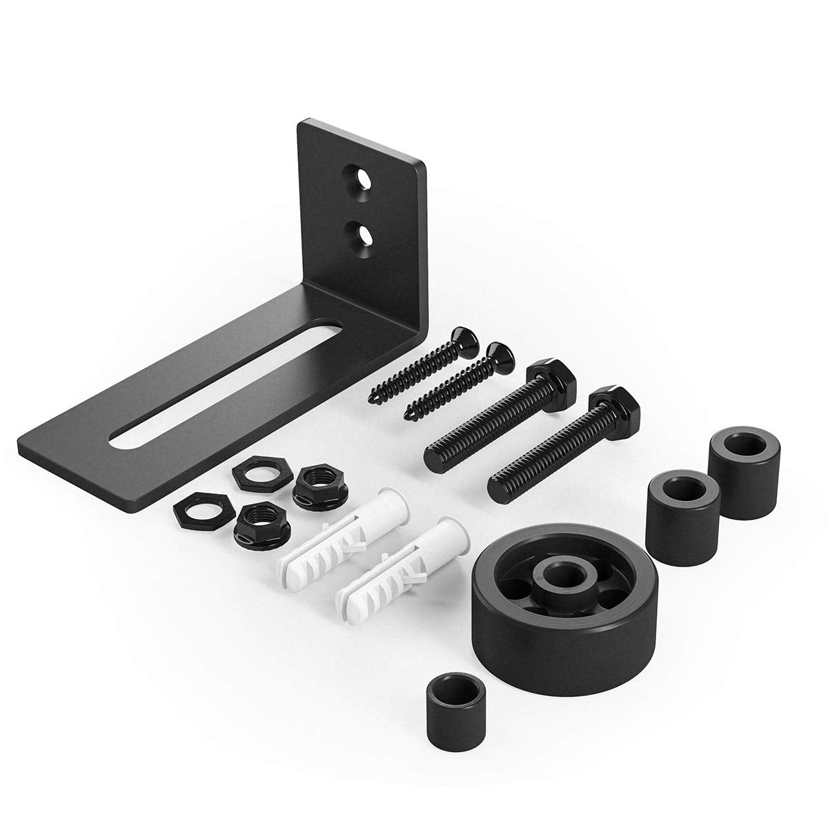 Sliding Barn Door Floor Guide for Bottom Adjustable Roller Flush Design Bottom Flat Barn Door Floor Guide Stay Roller