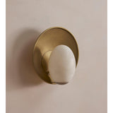 Avena Wall Light Alabaster Globe
