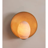 Avena Wall Light Alabaster Globe