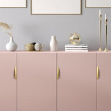Multicolored Simple Invisible Finger Cabinet Drawer Handle