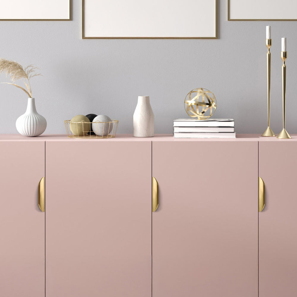 Multicolored Simple Invisible Finger Cabinet Drawer Handle