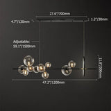 Glass Ball Modern Kitchen Island Lighting – Kitchen Light Fixtures - View 25