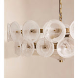 Lorenzo Chandelier, Milky Glass