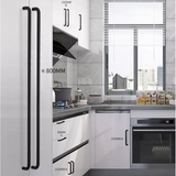 Big Size Colorful Double Curved Drawer Door Handles