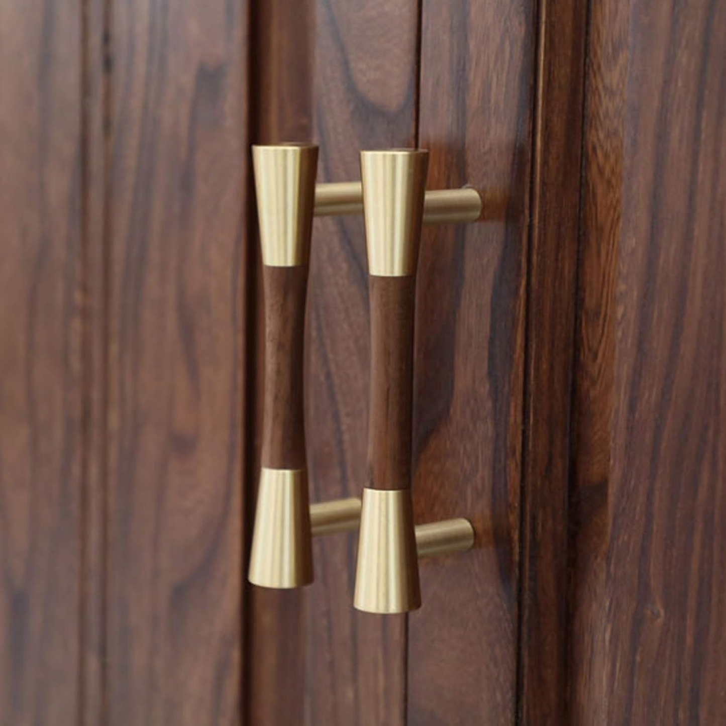 Classical Pure Copper Wood Cabinet Handles