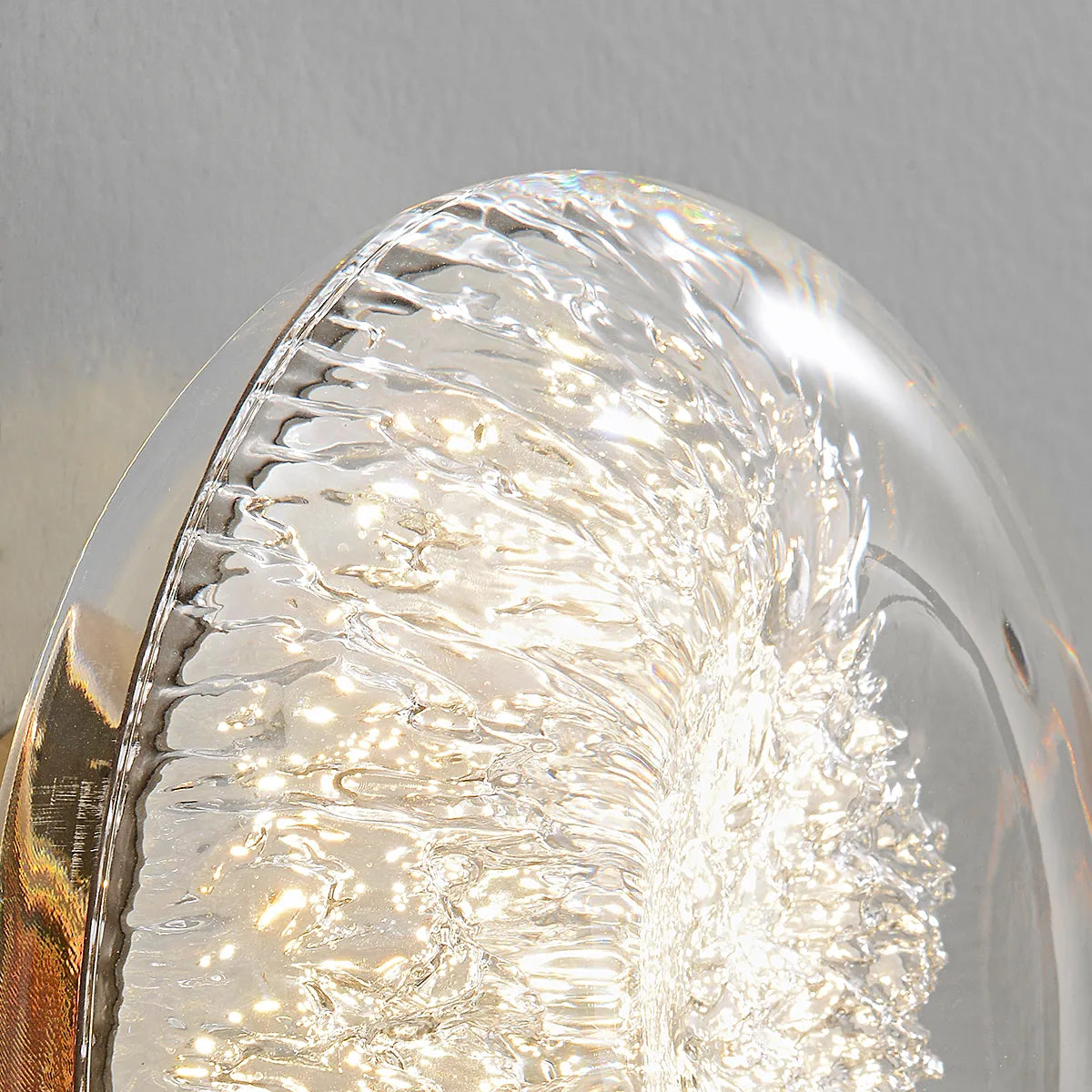 Metal Wall Light with Acrylic Shade