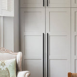 Modern Black Invisible Finger Edge Cabinet Pull