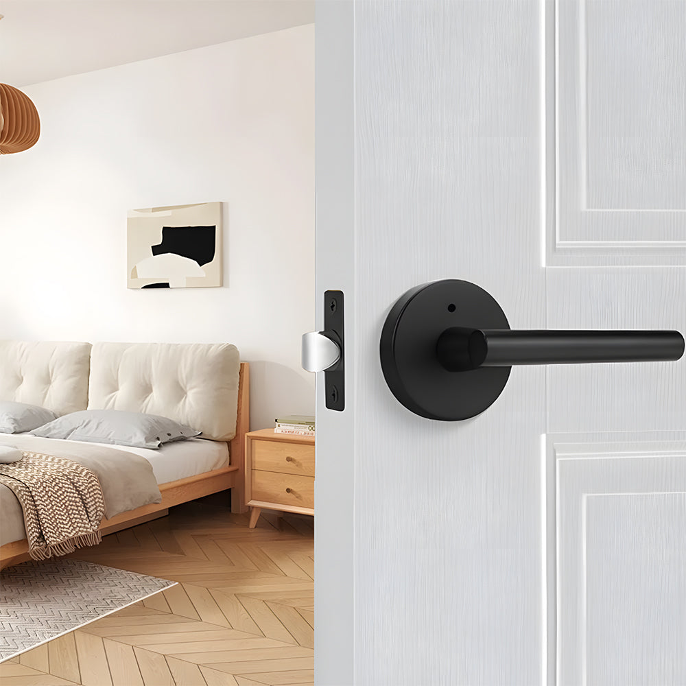 Zinc Alloy Gold Black Door Lever Handles