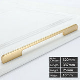 Modern  Aluminum Alloy Long Cabinet and Drawer Handles