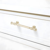 Light Luxury French Gold Wardrobe Door Drawer Cabinet Handles
