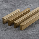 Gold Minimalist Classic Aluminum Long Edge Cabinet Handles