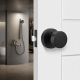 Heavy Duty Zinc Alloy Indoor Rounded Bathroom Door knobs