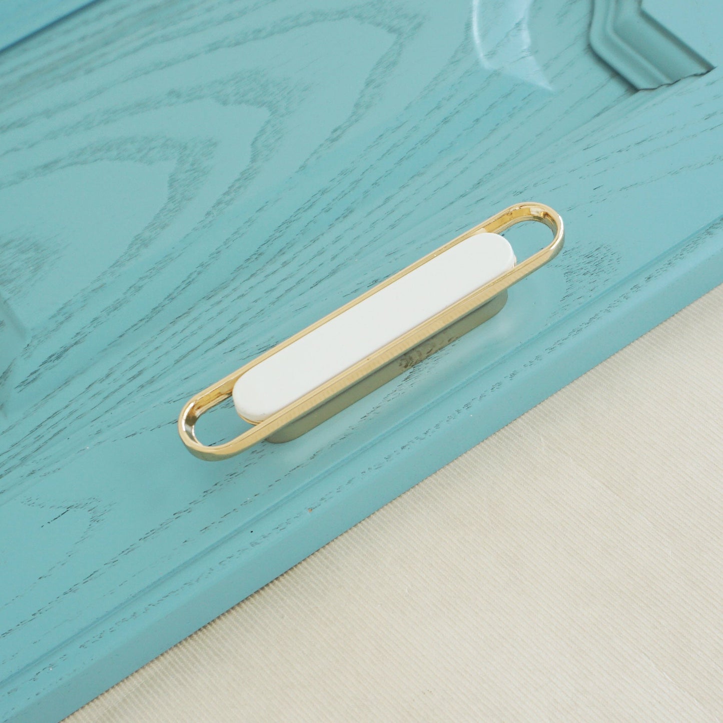 Modern Gold Chrome Kitchen Cabinet Handle and Knobs