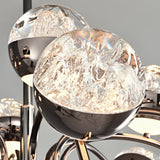 Transparent round chandelier